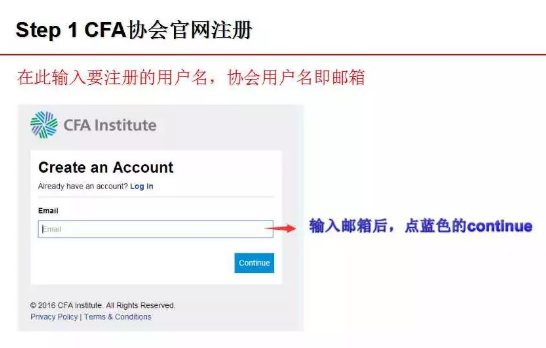 CFA报名流程